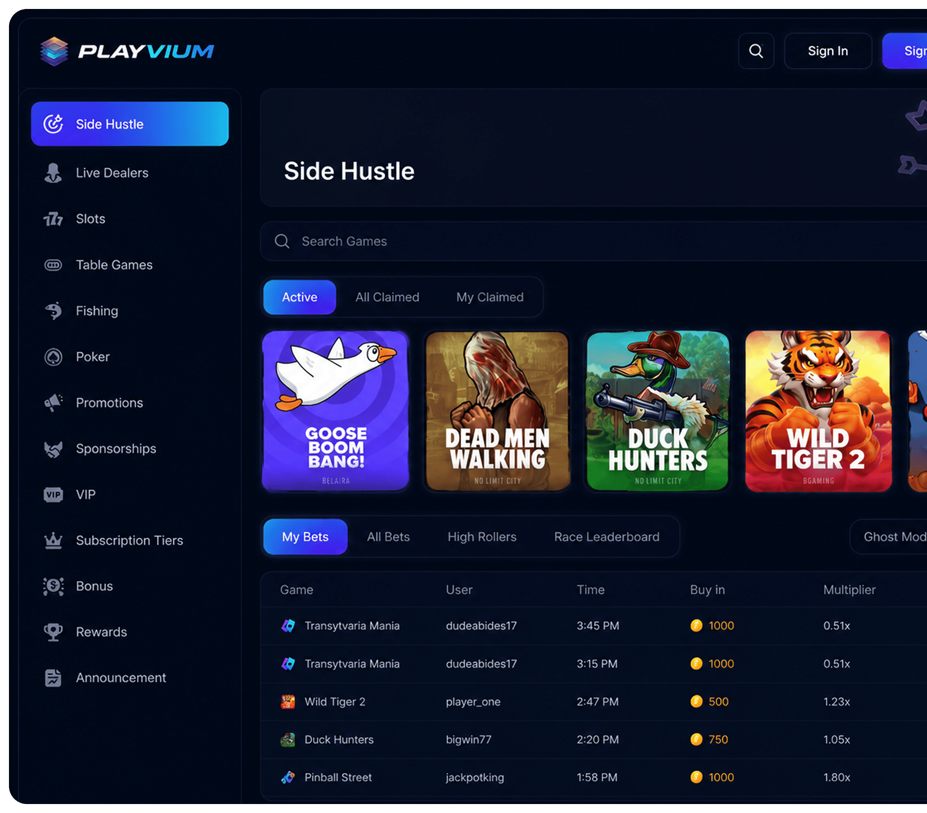 Playvium Platform